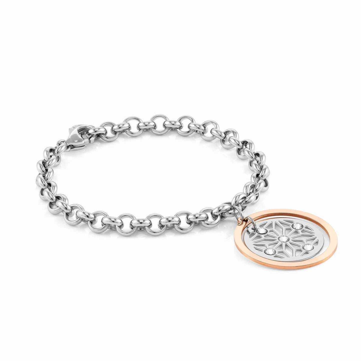 Paradiso - Bileklik - Çelik ve Rose altın