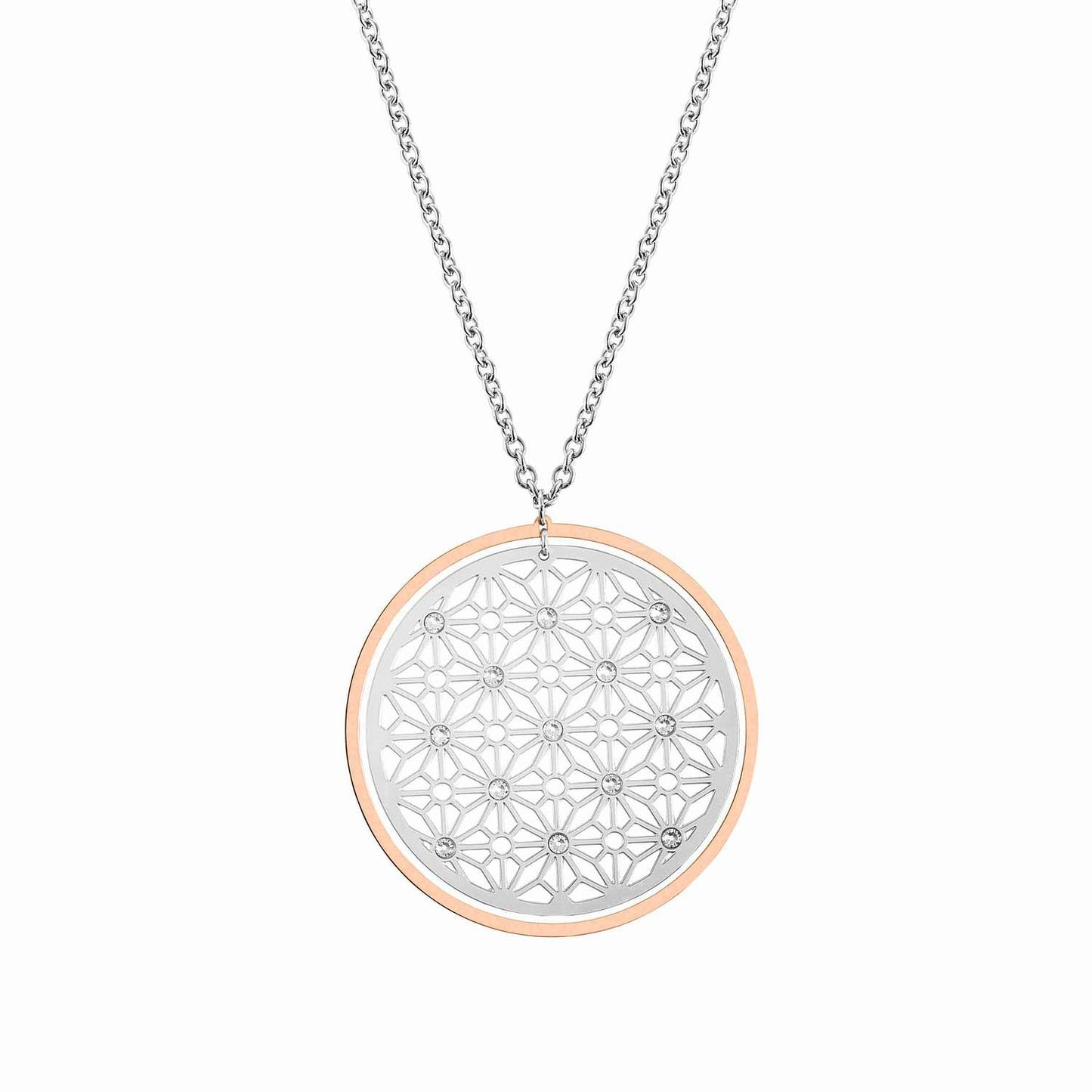 Paradiso - Kolye - Çelik ve Rose altın