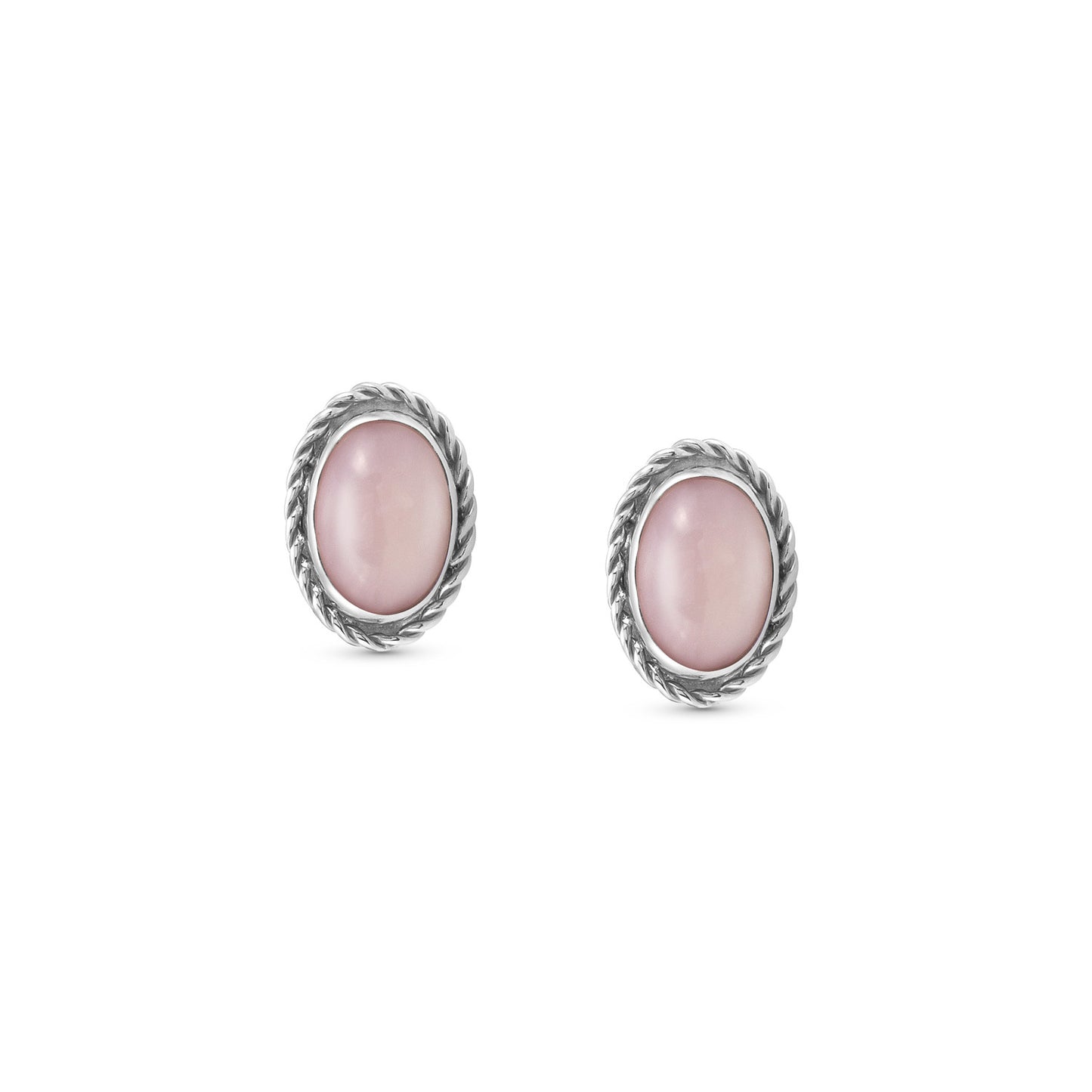 Earrings - Küpe - Pembe opal