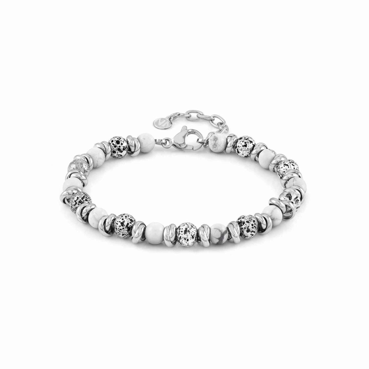 InstinctStyle - Bileklik - Beyaz Howlite