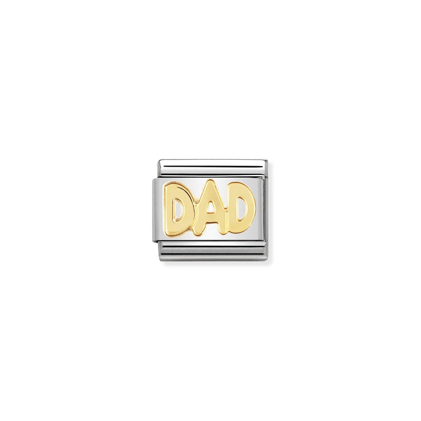 Composable Classic Dekoratif Link - Yazılar - Baba - (11 Dad) 18K Altın