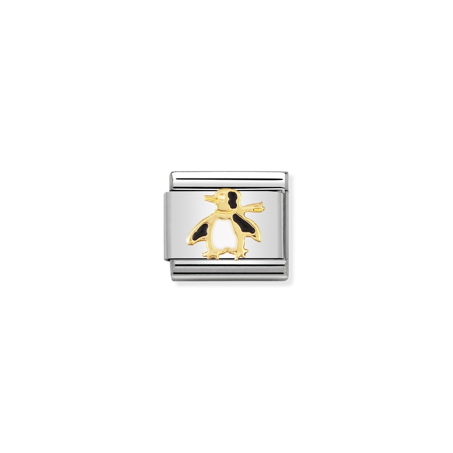 Composable Classic Dekoratif Link - Hayvanlar - Penguen - (04 Penguin) 18K Altın