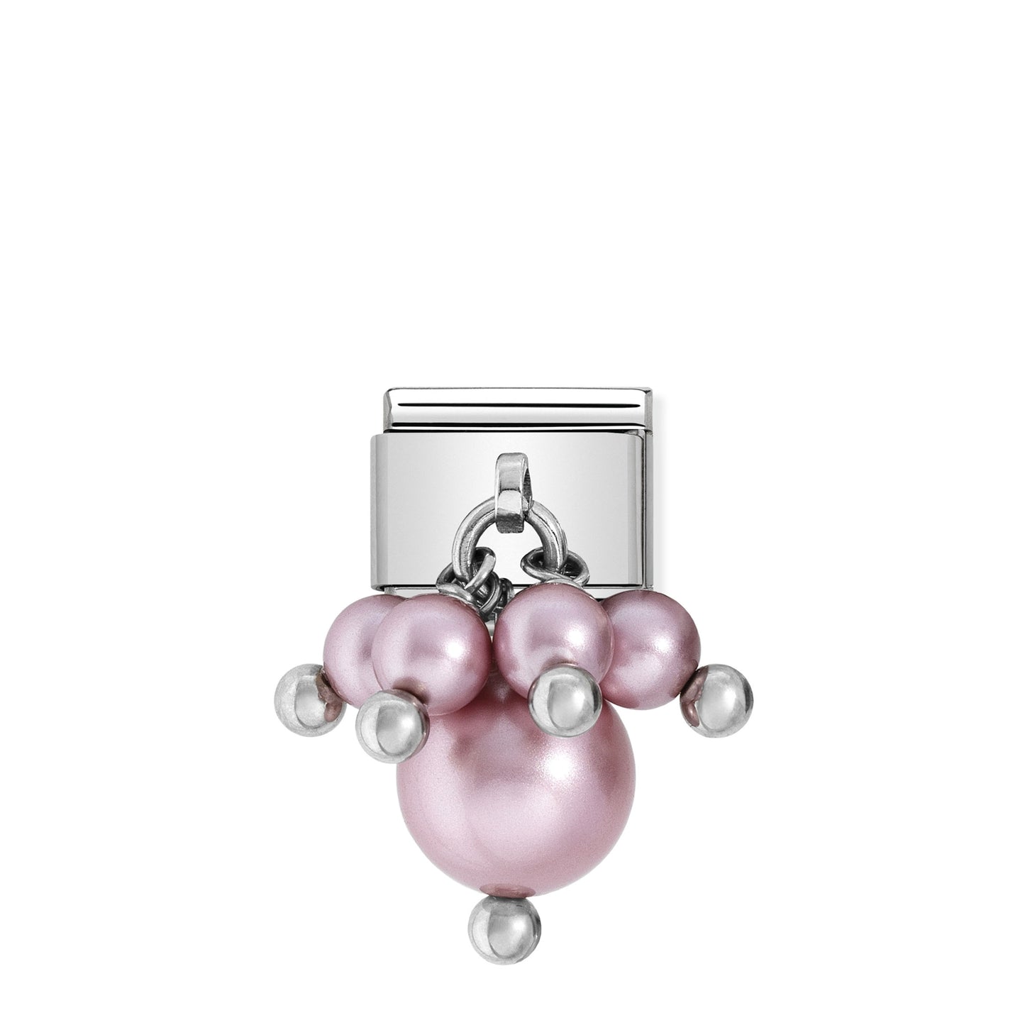 Composable Classic Dekoratif Charm - Charm Kristal İnci - İnci pembesi - İnci