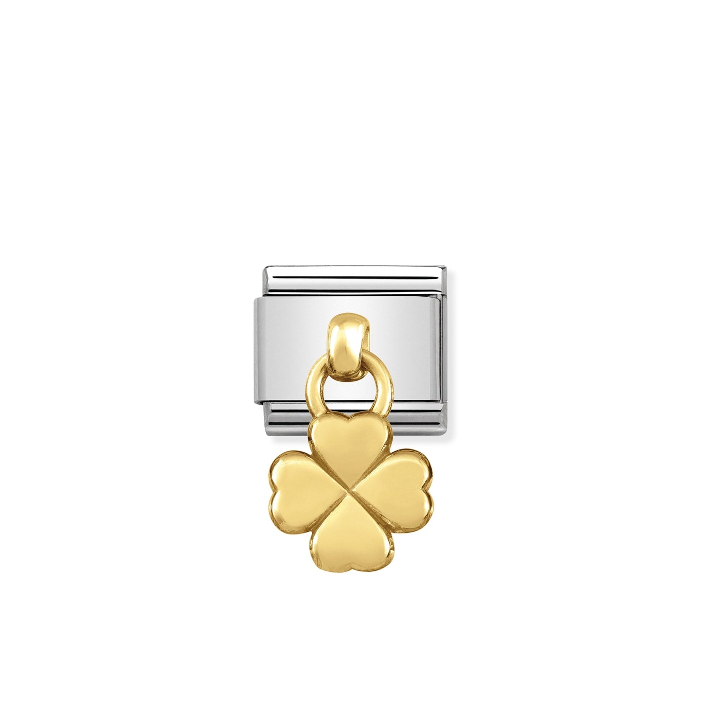 Composable Classic Dekoratif Charm - Charm Semboller - Dört yaprak yonca - 18K Altın