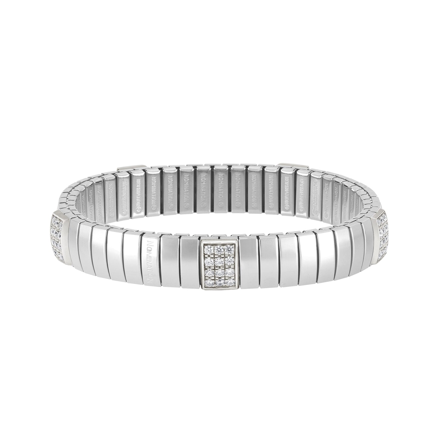 N.Y. Altın S Bileklik in Paslanmaz Çelik, 925 sterling Gümüş Ve Kübik Zirkon- rose GREY PEARL