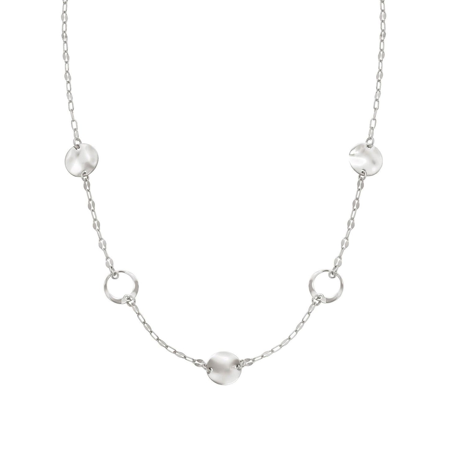 Luna - Gerdanlık Kolye - Gümüş