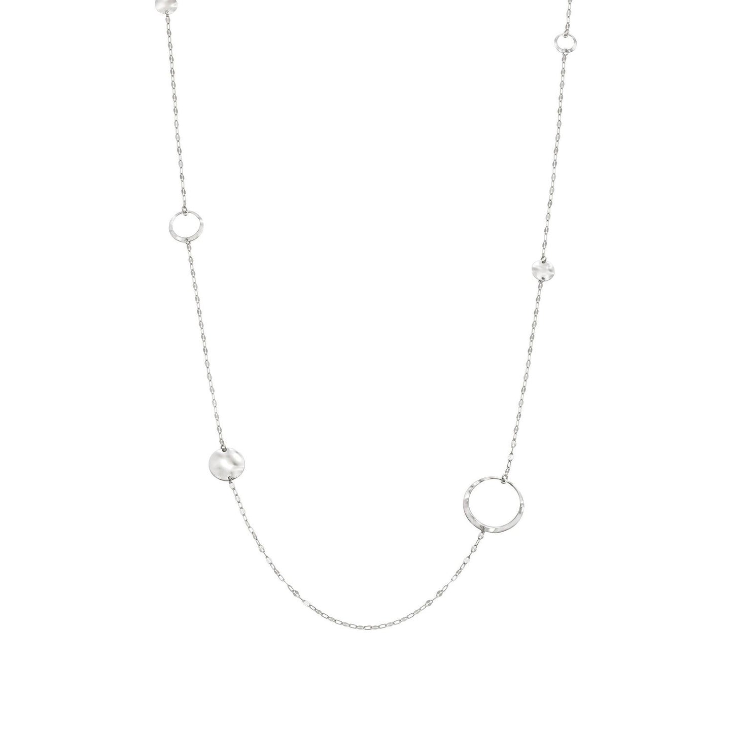 Luna - Gerdanlık Kolye - Gümüş