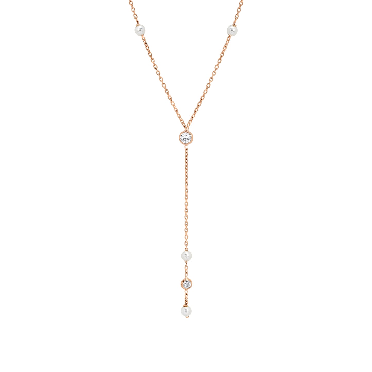 Bella - Kolye - Rose Altın