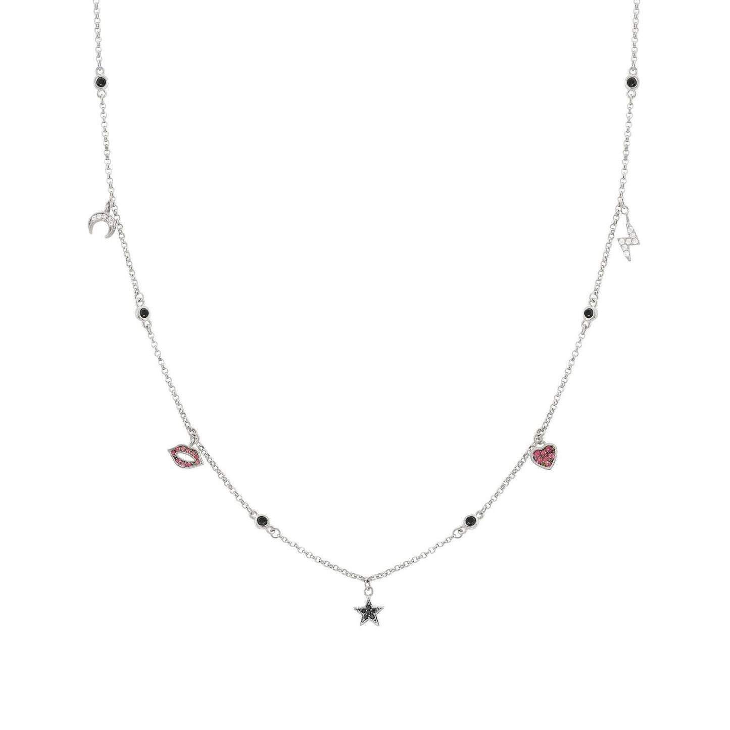 Sweetrock - Kolye - Gümüş karışık