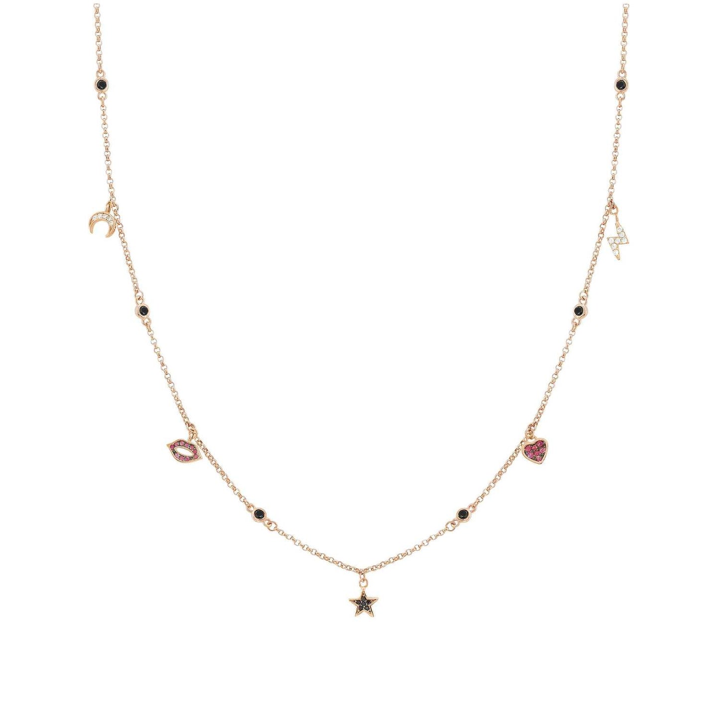 Sweetrock - Kolye - Rose altın Karışık