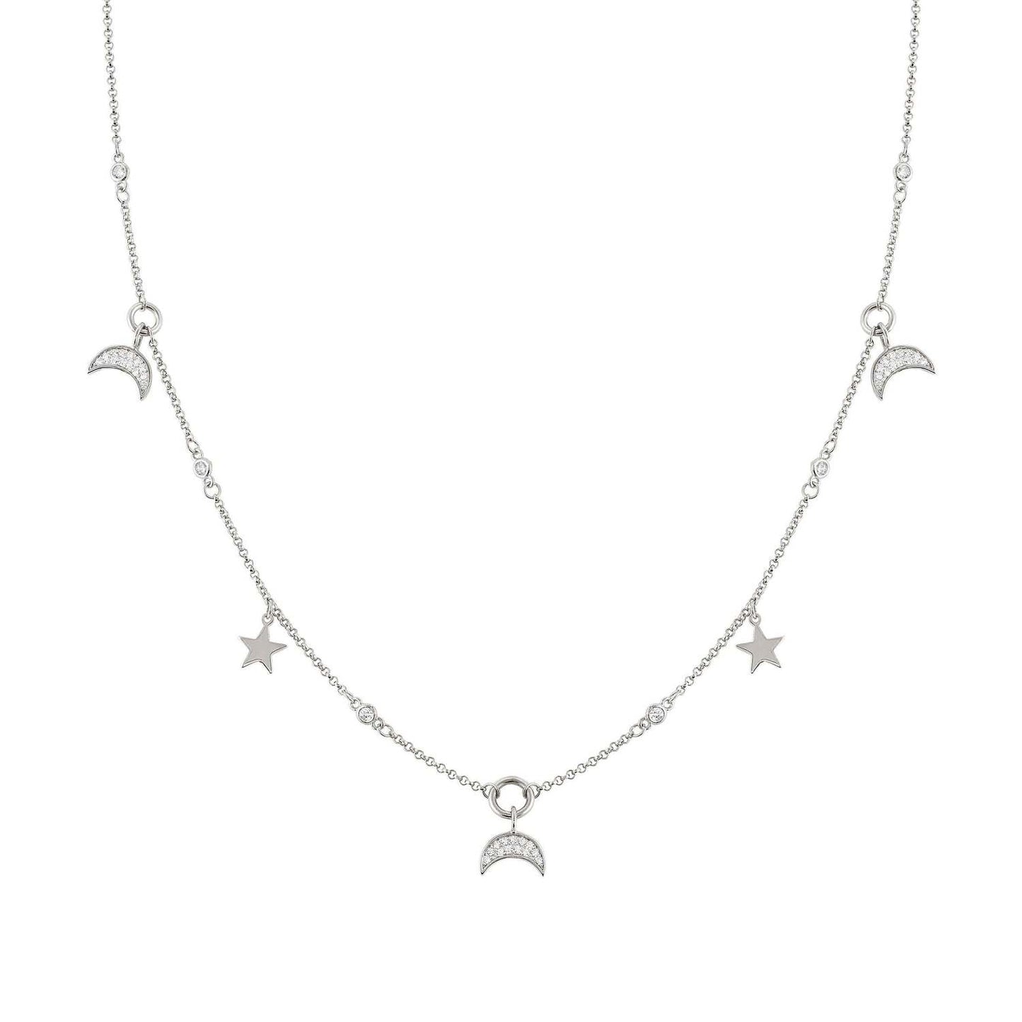 NightDream - Kolye - Gümüş ay