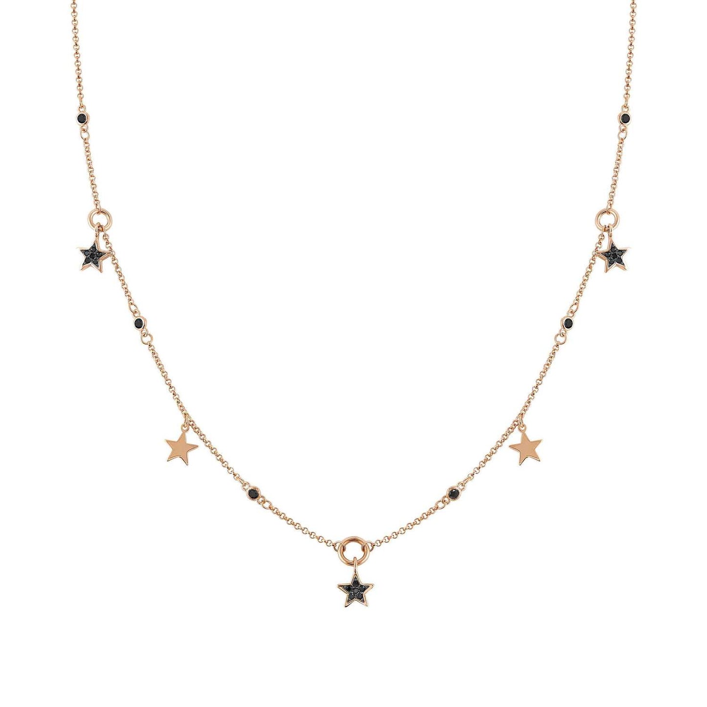 NightDream - Kolye - Rose altın Yıldız