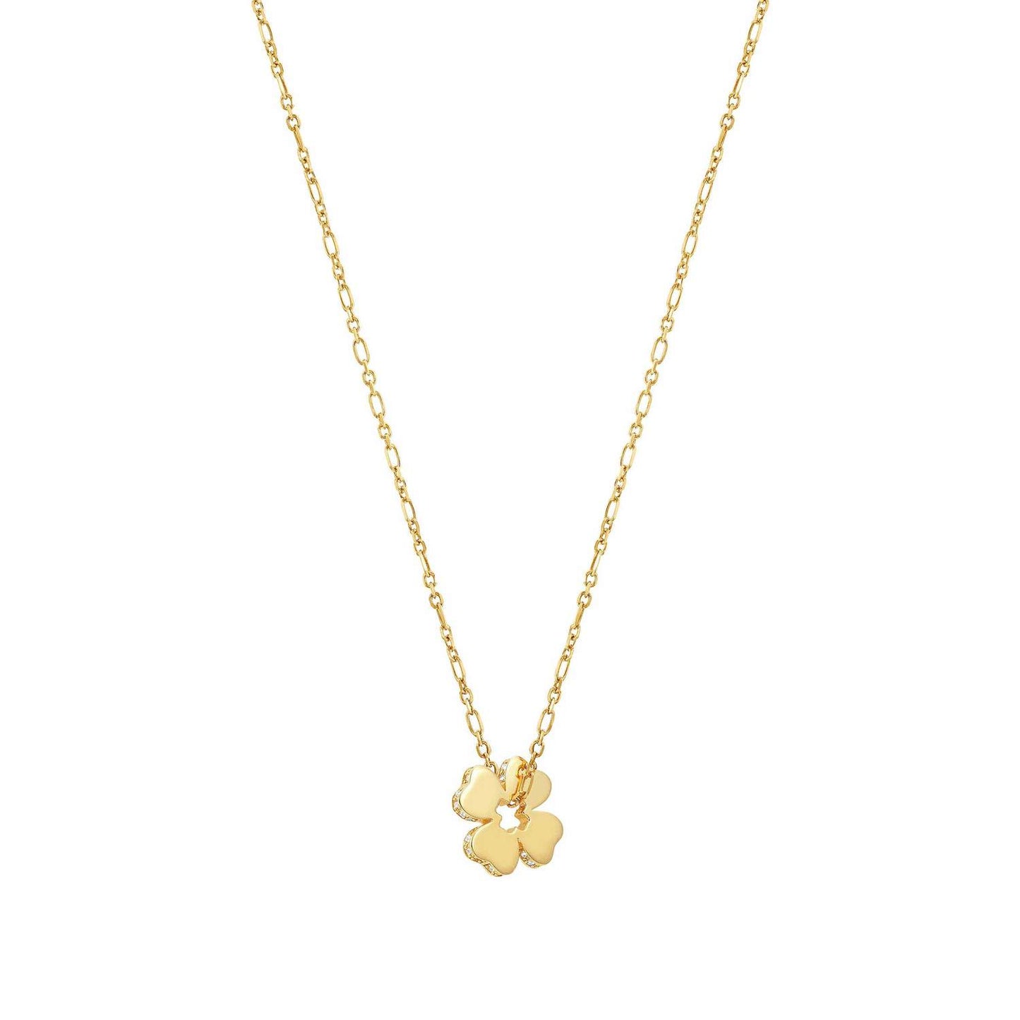 Essentials - Kolye - Dört Yaprak Yonca Altın