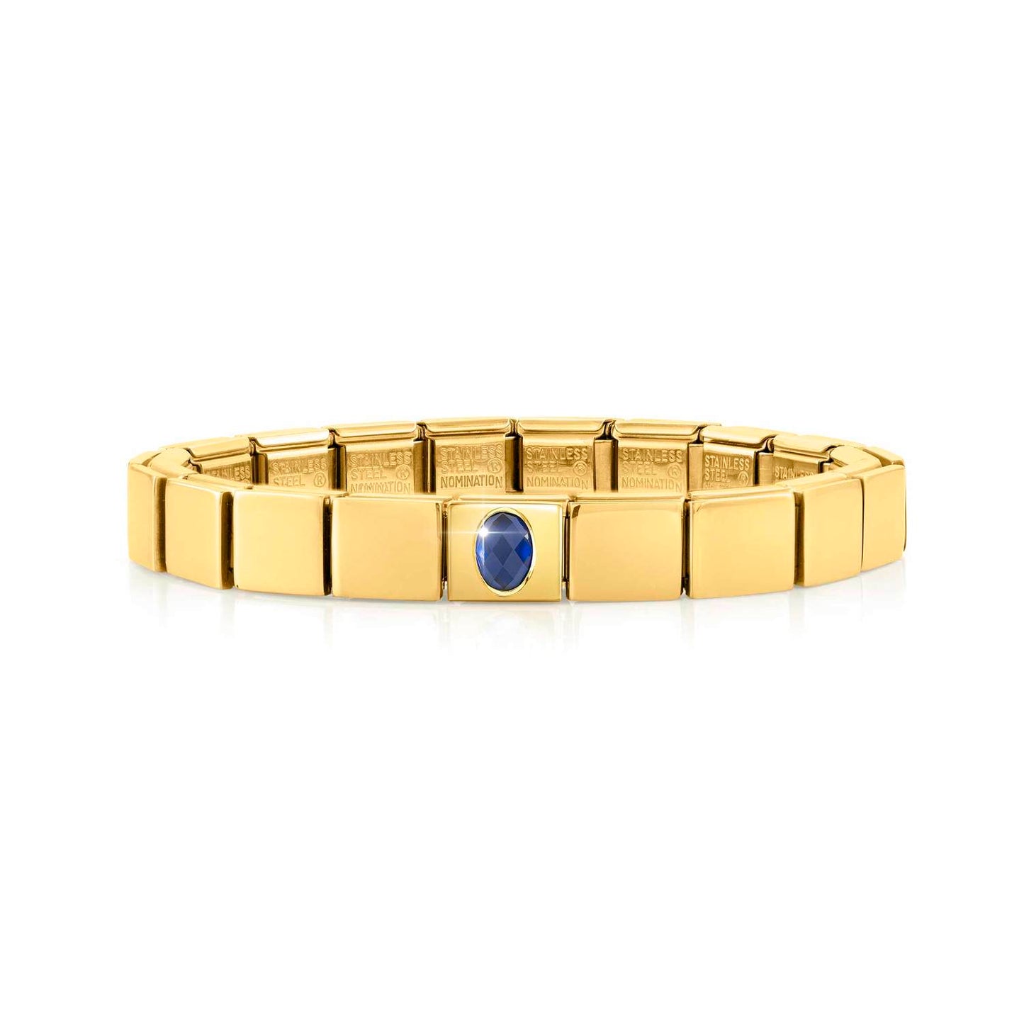Composable Glam - Bileklik - Oval zirkon mavisi