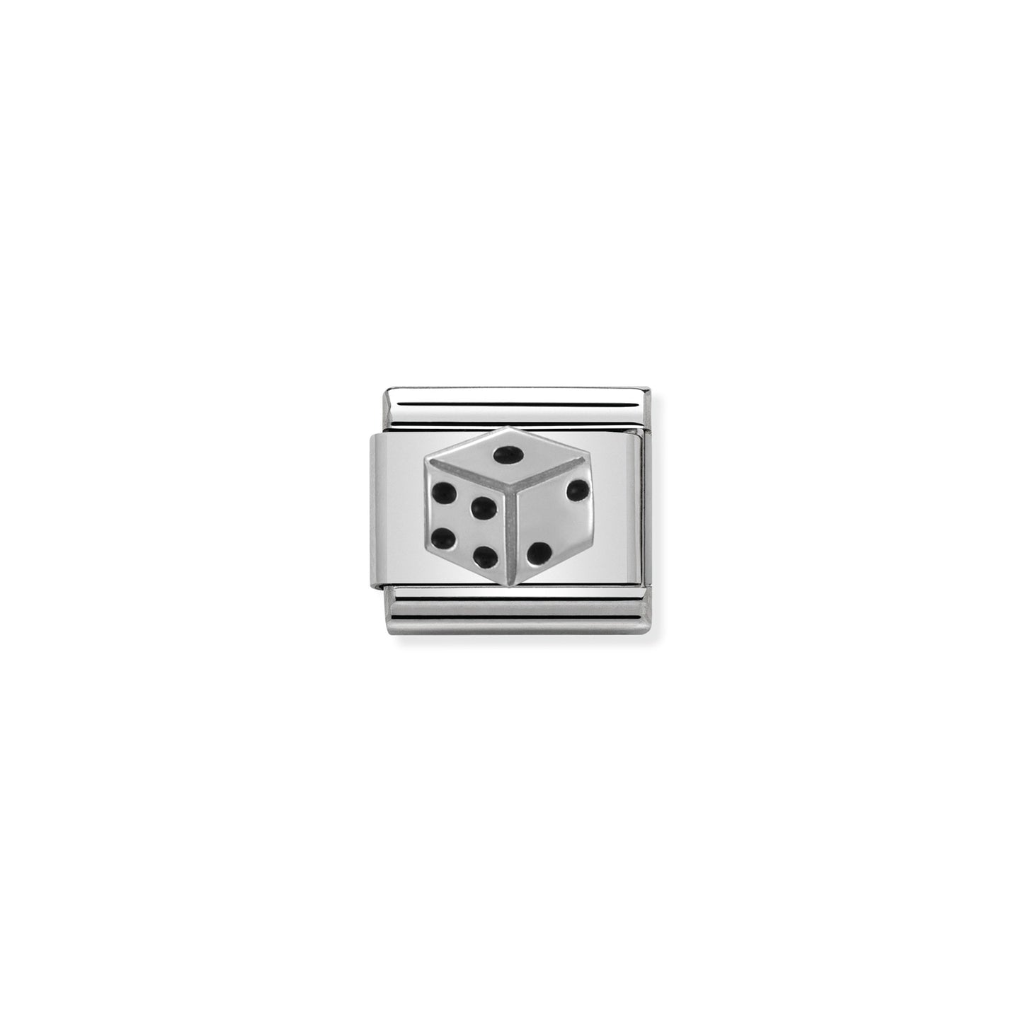 Composable Classic Dekoratif Link - Semboller - Zar - (11 Dice) 925 Gümüş