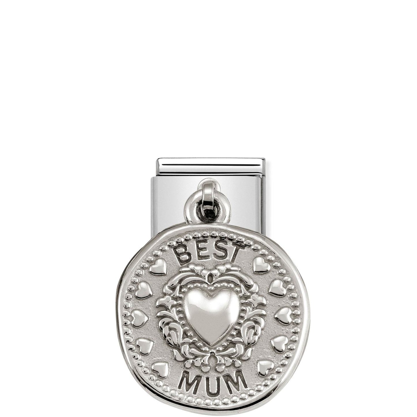 Composable Classic Dekoratif Charm - Charm Dilekler - En iyi anne - 925 Gümüş