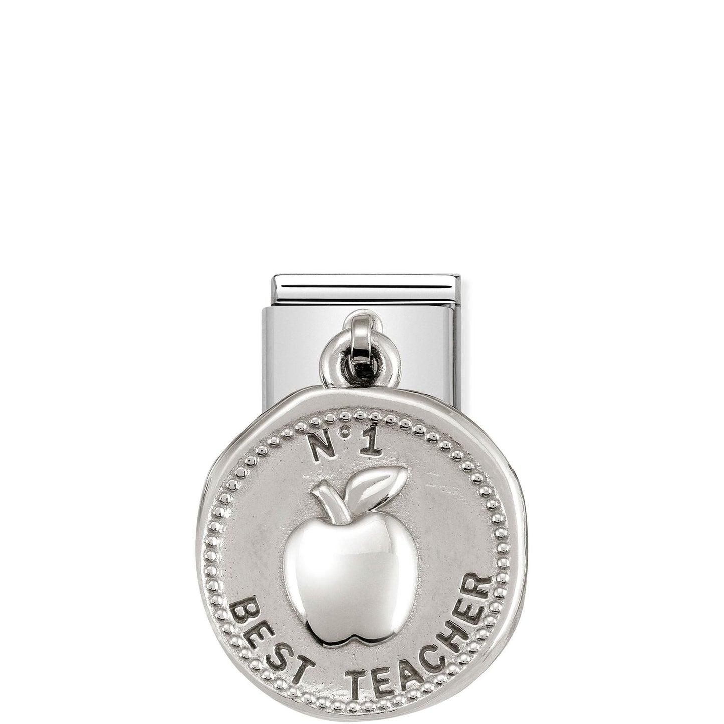 Composable Classic Dekoratif Charm - Charm Dilekler - En İyi Öğretmen - 925 Gümüş