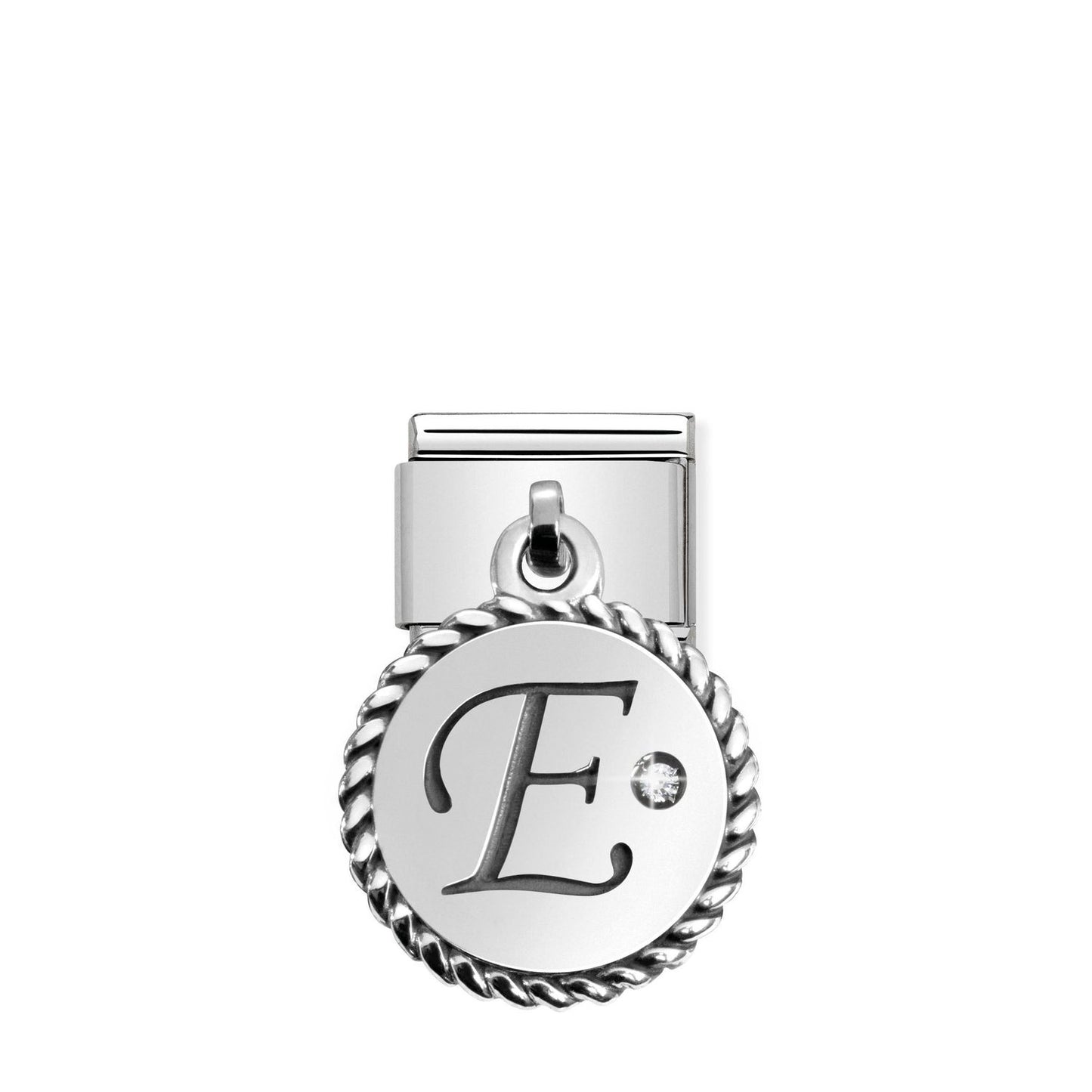 Composable Classic Dekoratif Charm - Charm Yazılar - E - (05 E) 925 Gümüş