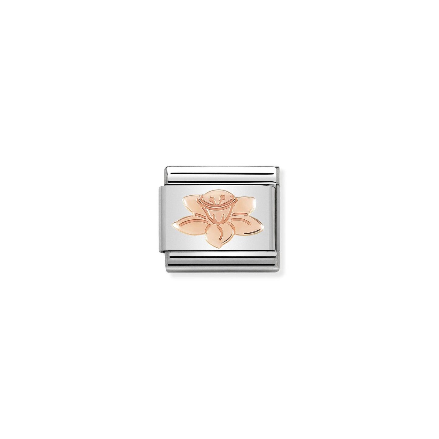 Composable Classic Dekoratif Link - Semboller - Nergis - (23 Daffodil) 9K Rose Altın