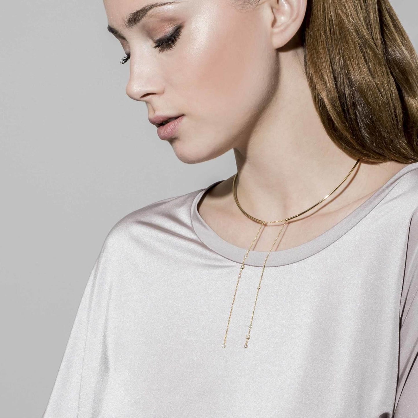 Bella - Kolye - Sarı altın tur