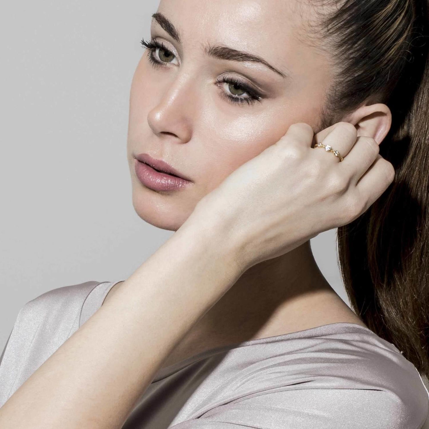 Bella - Yüzük - Sarı Altın 22 Boyut 12