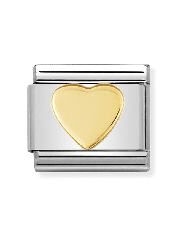Composable Classic Dekoratif Link - Aşk - Kalp - (02 Heart) 18K Altın