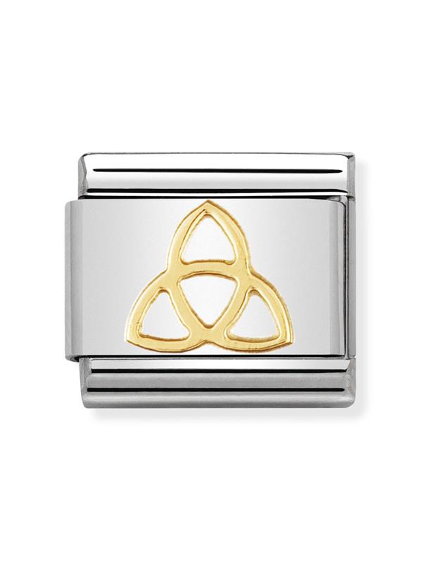 Composable Classic Dekoratif Link - Celtic - Trinity Düğümü - (04 Trinity knot) 18K Altın