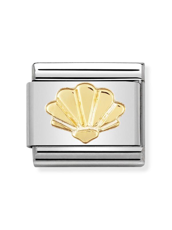 Composable Classic Dekoratif Link - Doğa - Deniz Kabuğu - (05 Shell) 18K Altın
