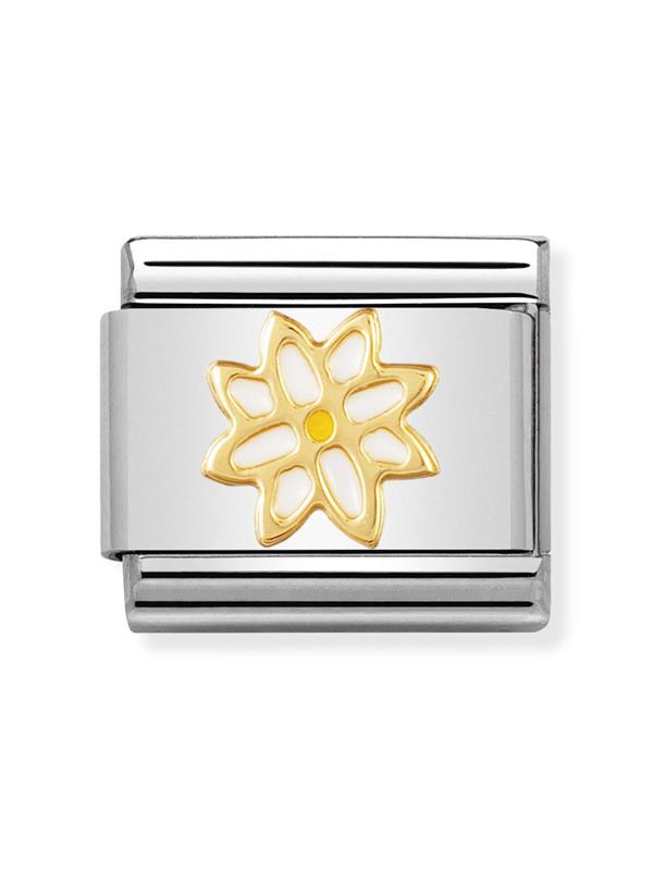 Composable Classic Dekoratif Link - Doğa - Edelvays - (09 Edelweiss) 18K Altın