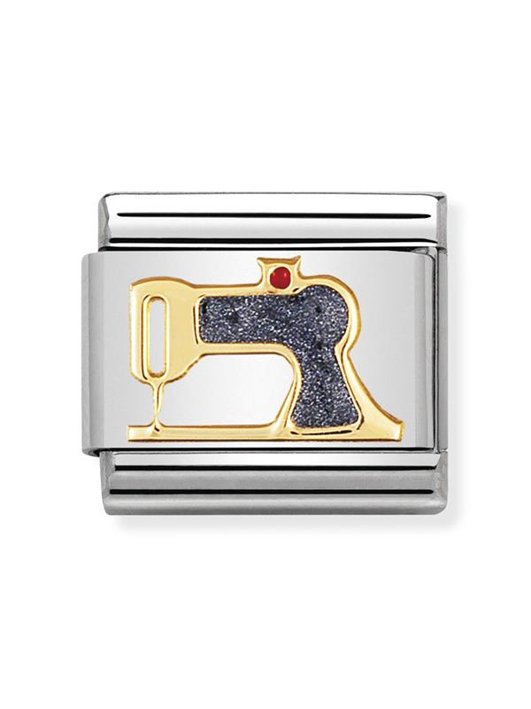Composable Classic Dekoratif Link - Günlük Hayat - Dikiş makinesi - 18K Altın