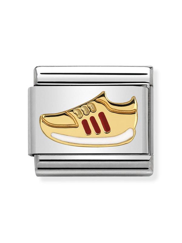 Composable Classic Dekoratif Link - Günlük Hayat - Kırmızı spor ayakkabısı - 18K Altın
