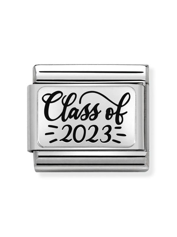 Composable Classic Dekoratif Link - Plakalar Oksitlenmiş - 2023 sınıfı - 925 Gümüş