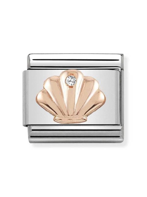 Composable Classic Dekoratif Link - Semboller - Deniz Kabuğu - (26 Shell) 9K Rose Altın