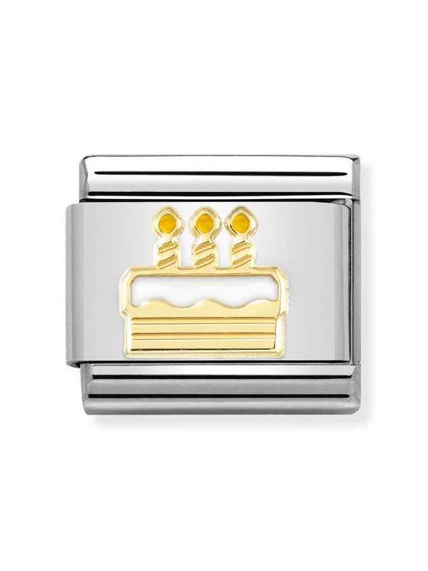 Composable Classic Dekoratif Link - Semboller - Doğumgünü pastası - 18K Altın
