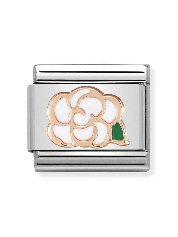 Composable Classic Dekoratif Link - Semboller - Kamelya - (02 Camellia) 9K Rose Altın