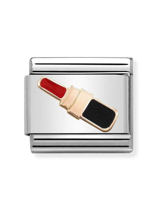 Composable Classic Dekoratif Link - Semboller - Ruj - (06 Lipstick) 9K Rose Altın