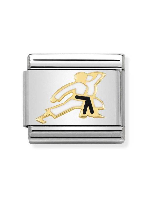 Composable Classic Dekoratif Link - Spor - Karate - (19 Karate) 18K Altın