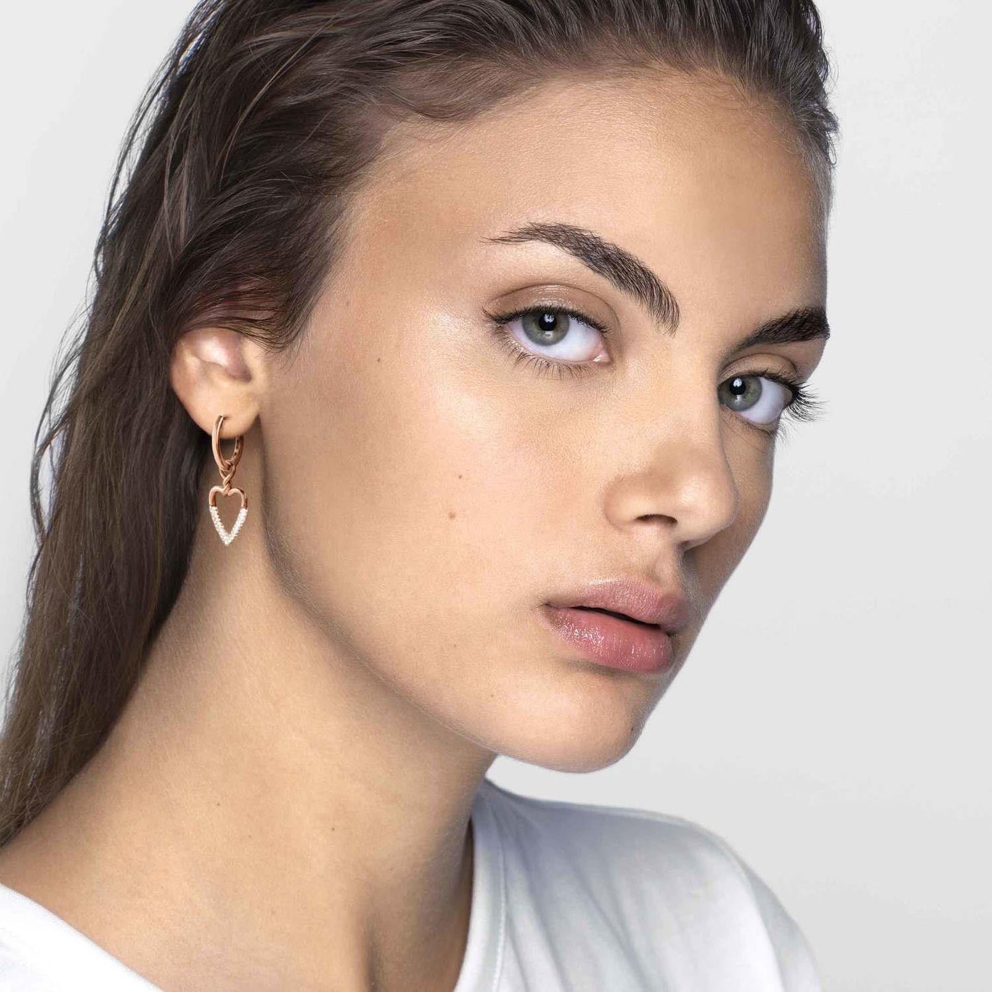 Endless - Küpe - Gümüş Kalp