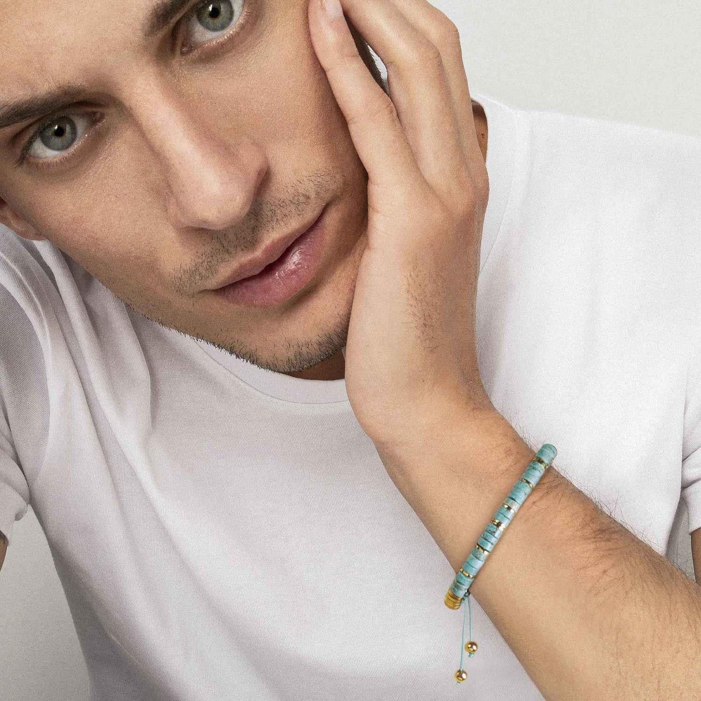 InstinctStyle - Bileklik - Siyah ve Kahverengi Jasper