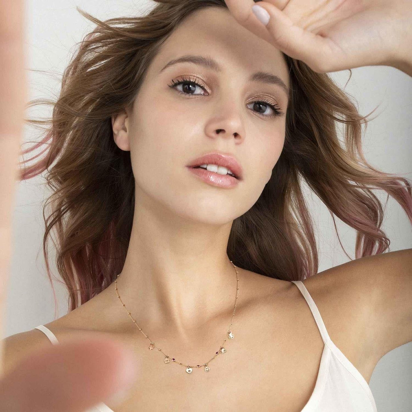 Melodie - Kolye - Karışık aile Rose altın