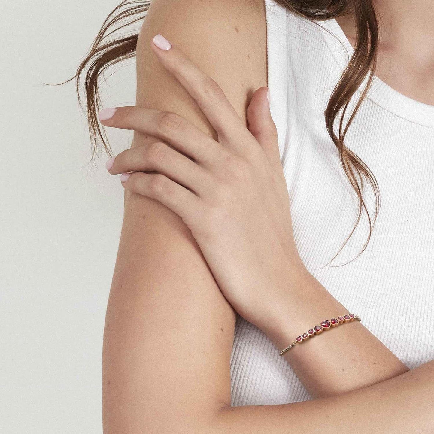 Milleluci - Bileklik - Taşlı Plaka