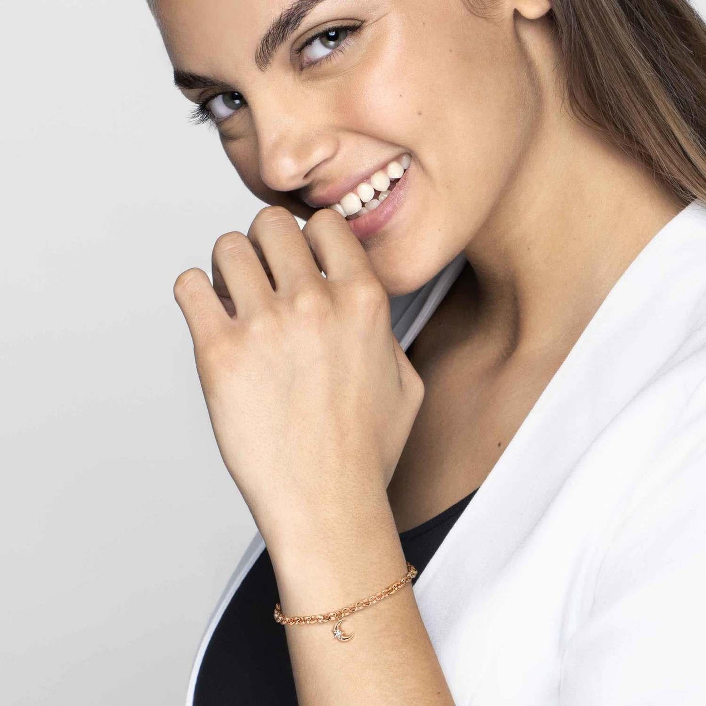 Sweetrock - Bileklik - Rose altın Ay