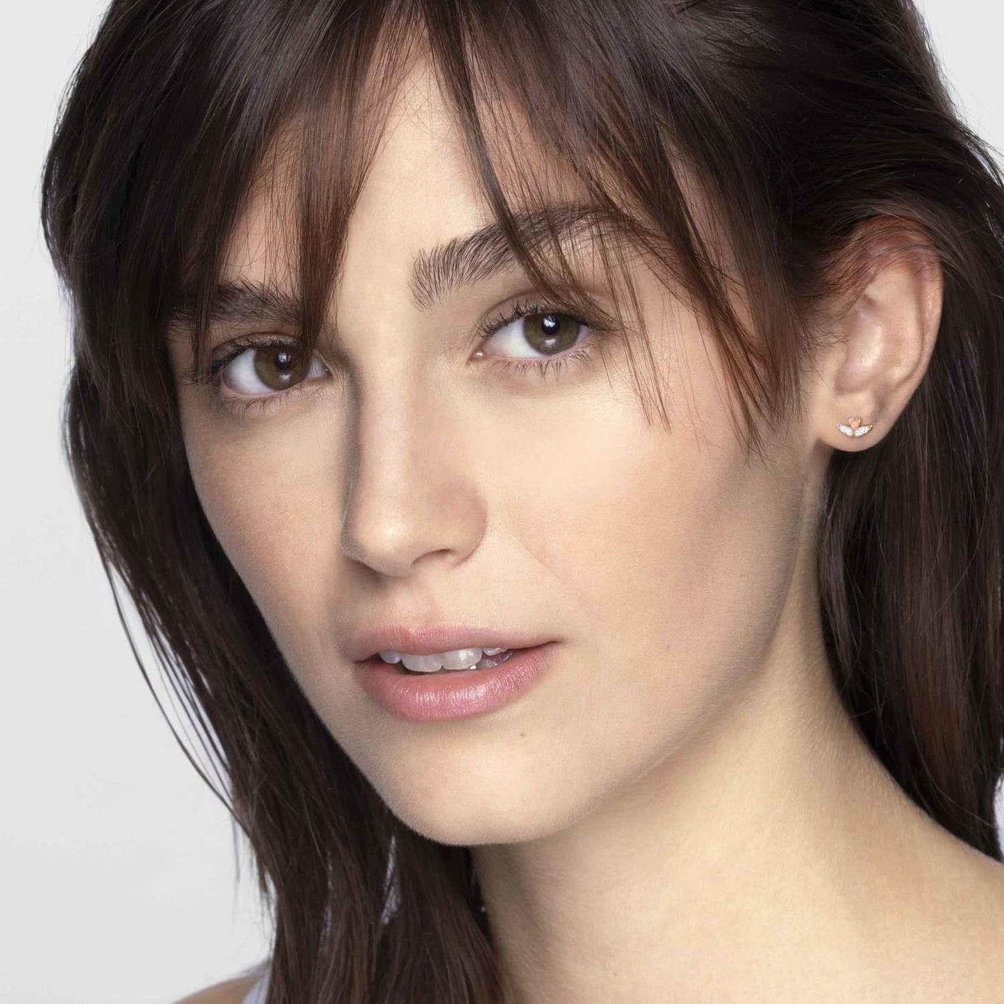 Sweetrock - Küpe - Kanatlı Kalp Gümüş