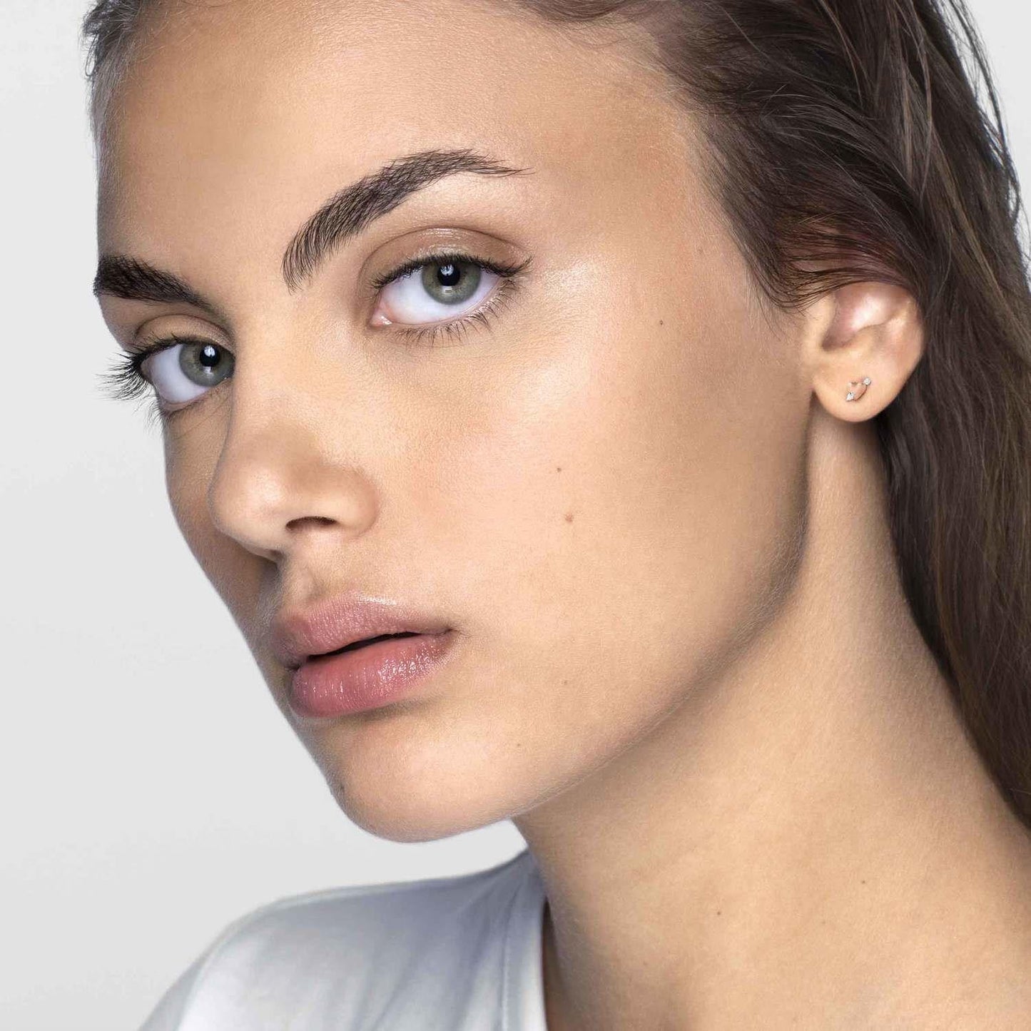 Sweetrock - Küpe - Ok gümüşü ile kalp