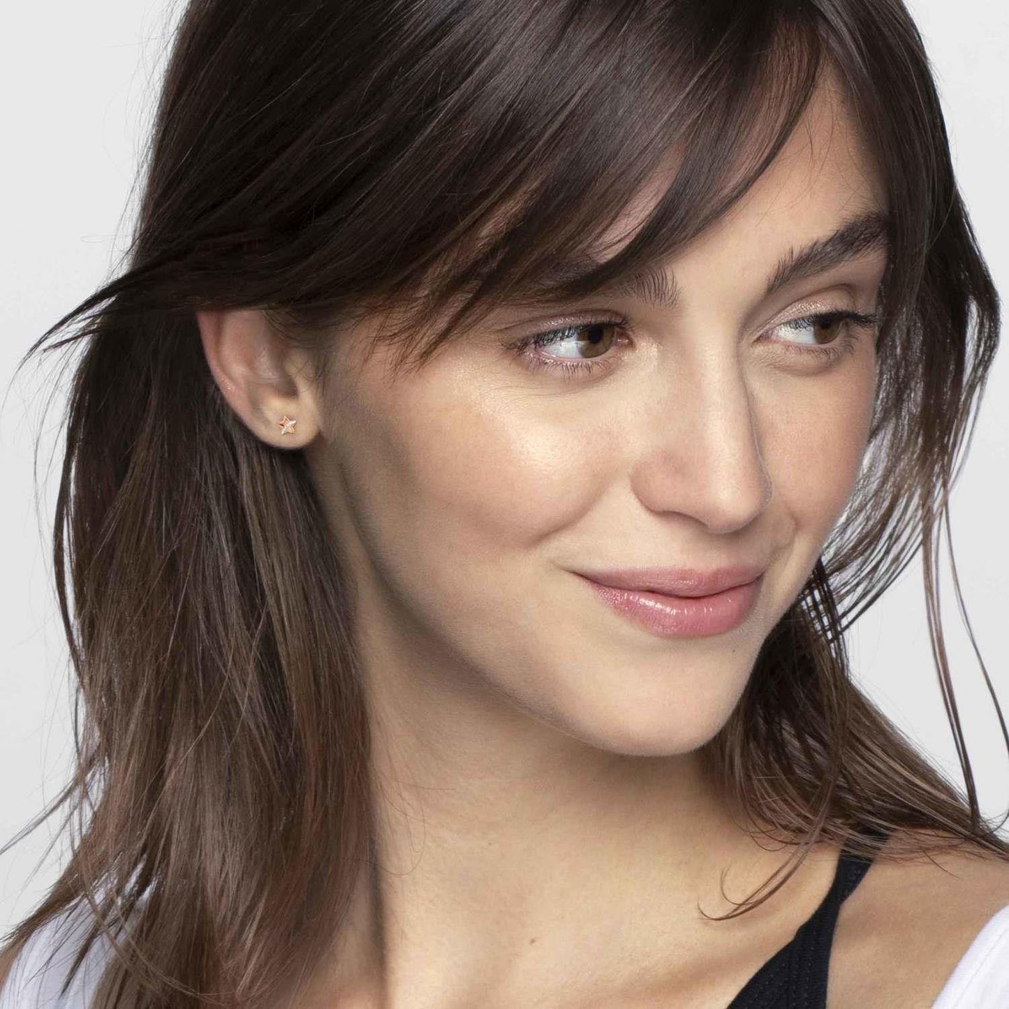 Sweetrock - Küpe - Rose altın Yıldız