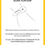 Kişiselleştirilebilir Klasik Dekoratif Linkli Lacivert Paslanmaz Çelik Bileklik- Altıgen Vida