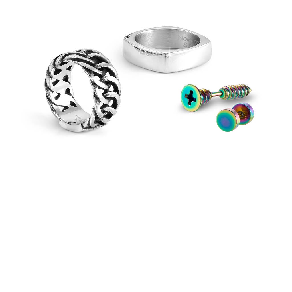 RINGS AND EARRINGS