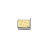 COMPOSABLE Classic ENGRAVED SIGNS in Paslanmaz Çelik - 18k Altın CUSTOM Screws (engraved)