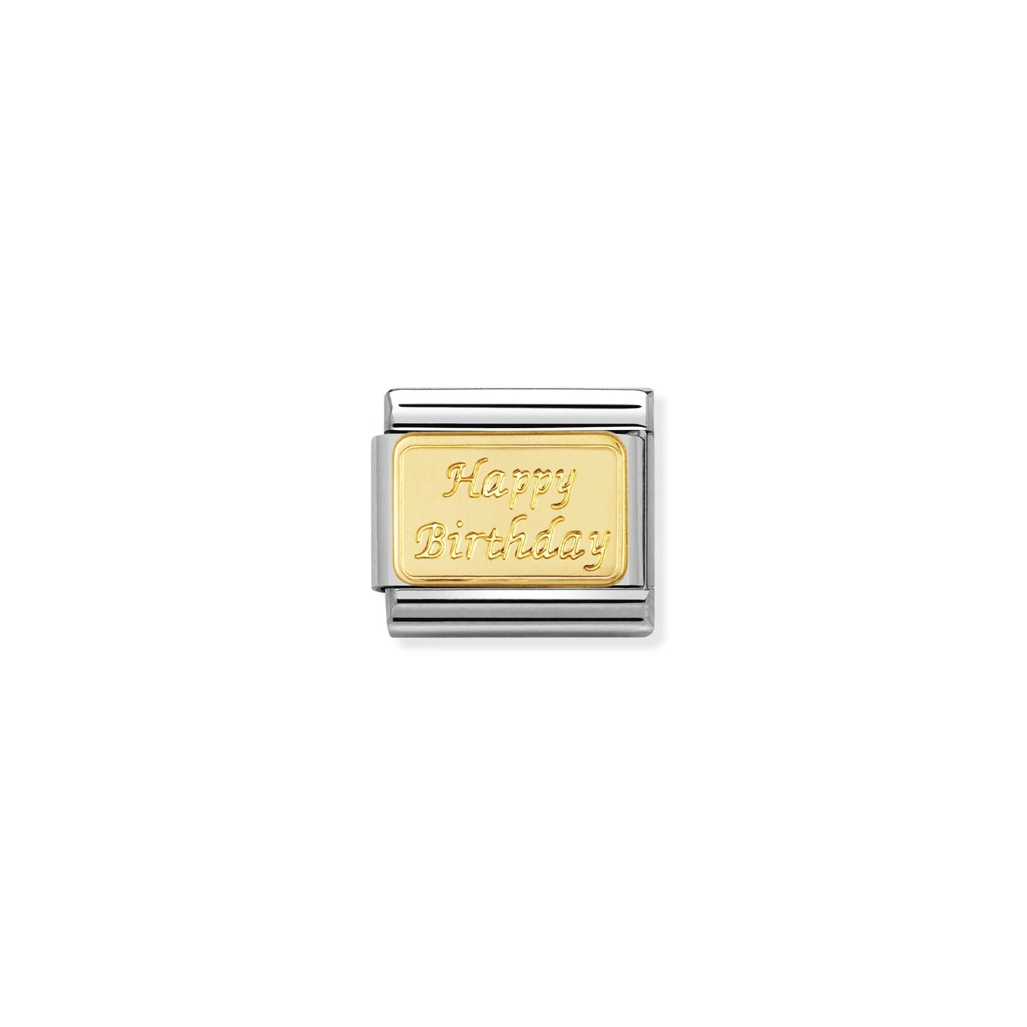 COMPOSABLE Classic ENGRAVED SIGNS in Paslanmaz Çelik - 18k Altın CUSTOM Screws (engraved)