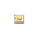 Composable Classic Dekoratif Link - Gravür - Büyükbaba - (28 GranDad) 18K Altın